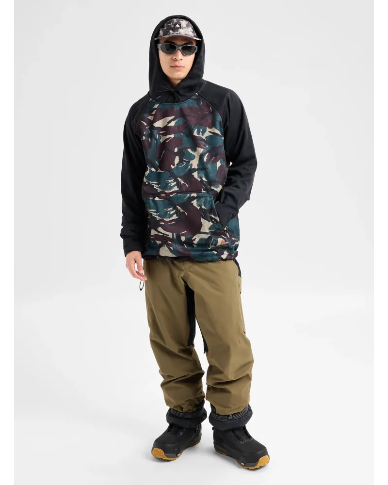 Hanorac BURTON - Crown Weatherproof Riding Pullover 10k/10k - Seersucker Camo / True Black