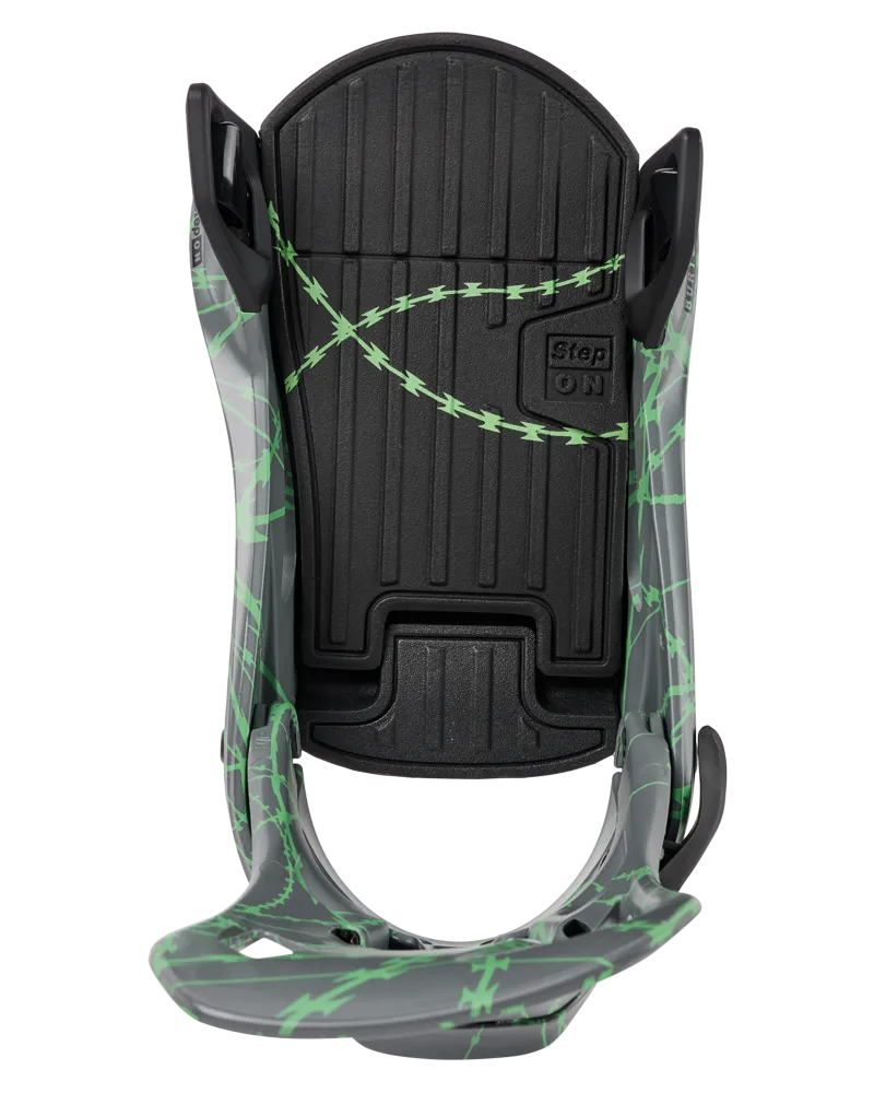Legaturi Snowboard BURTON - STEP ON Men's - Gray/Green Voltage W27 - L