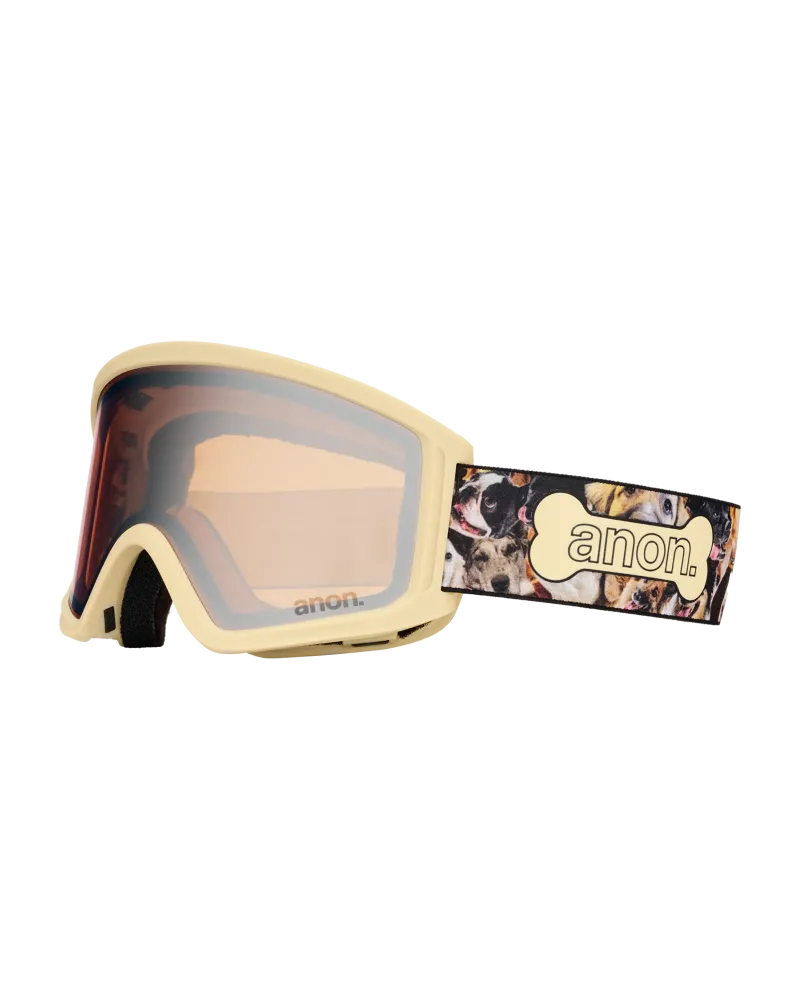 Ochelari Ski Snowboard Kids ANON - Tracker 2.0 Shop Dogs Silver Amber