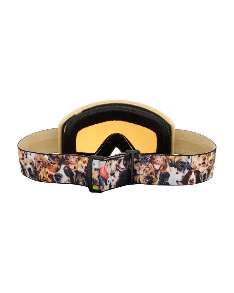 Ochelari Ski Snowboard Kids ANON - Tracker 2.0 Shop Dogs Silver Amber