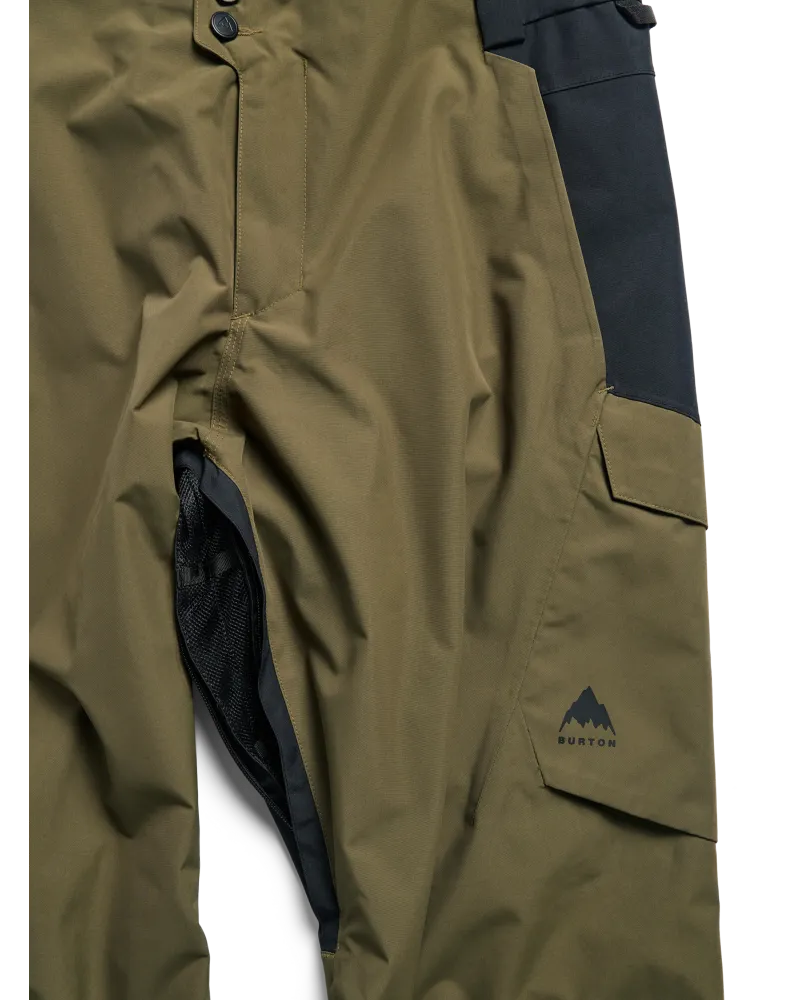 Pantaloni Snowboard BURTON - Men's Reserve 2L - True Black/Dried Moss