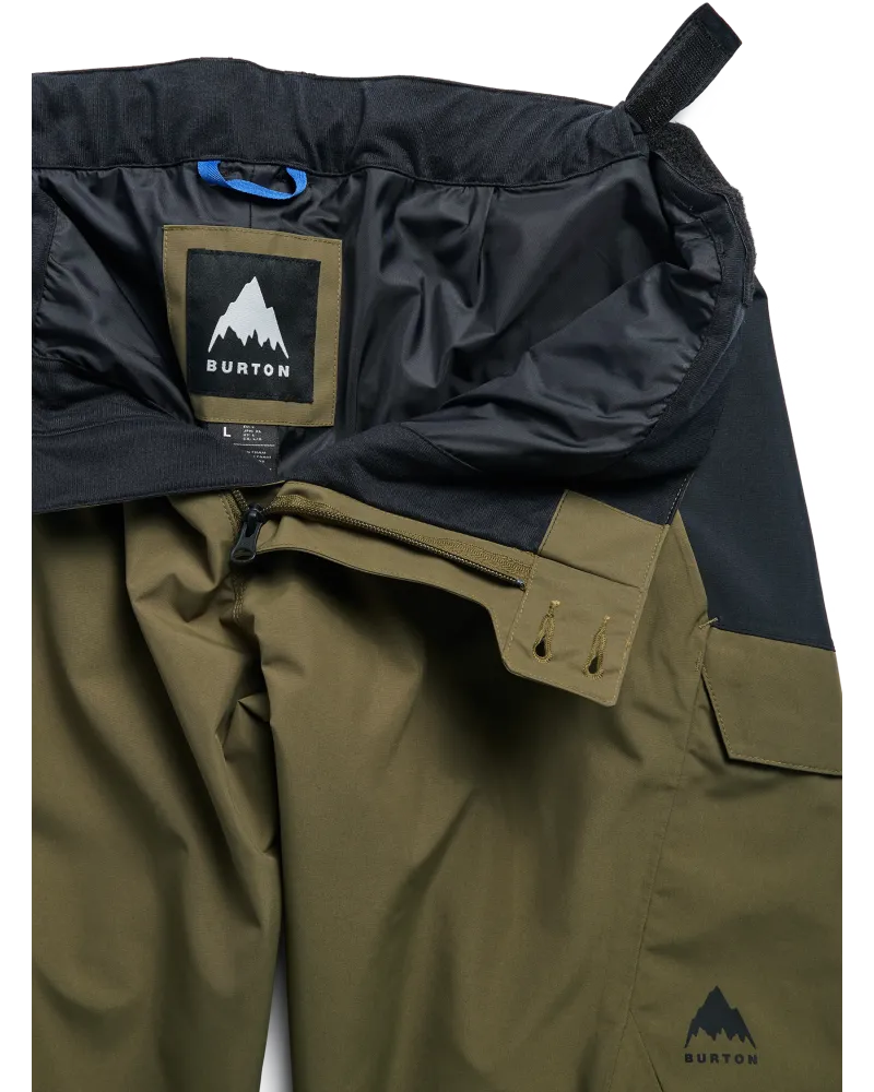 Pantaloni Snowboard BURTON - Men's Reserve 2L - True Black/Dried Moss