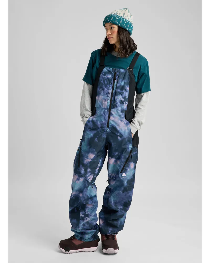 Salopeta Snowboard BURTON -Women's - Reserve 2L - True Black/Crystal Dye
