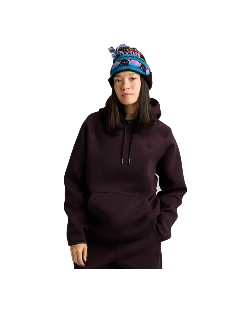 Hanorac BURTON - Women's - Space Cloud Pullover Hoodie - Bear Hug Brown Heather