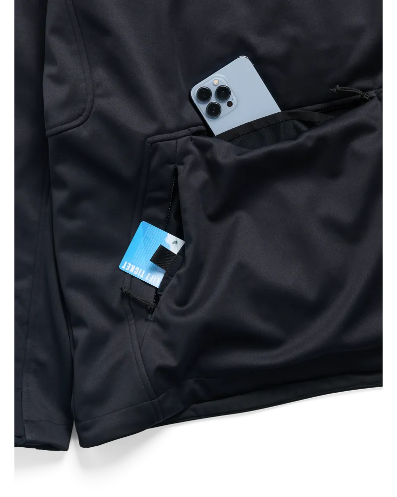 Hanorac BURTON - Crown Weatherproof Riding Pullover 10k/10k - True Black