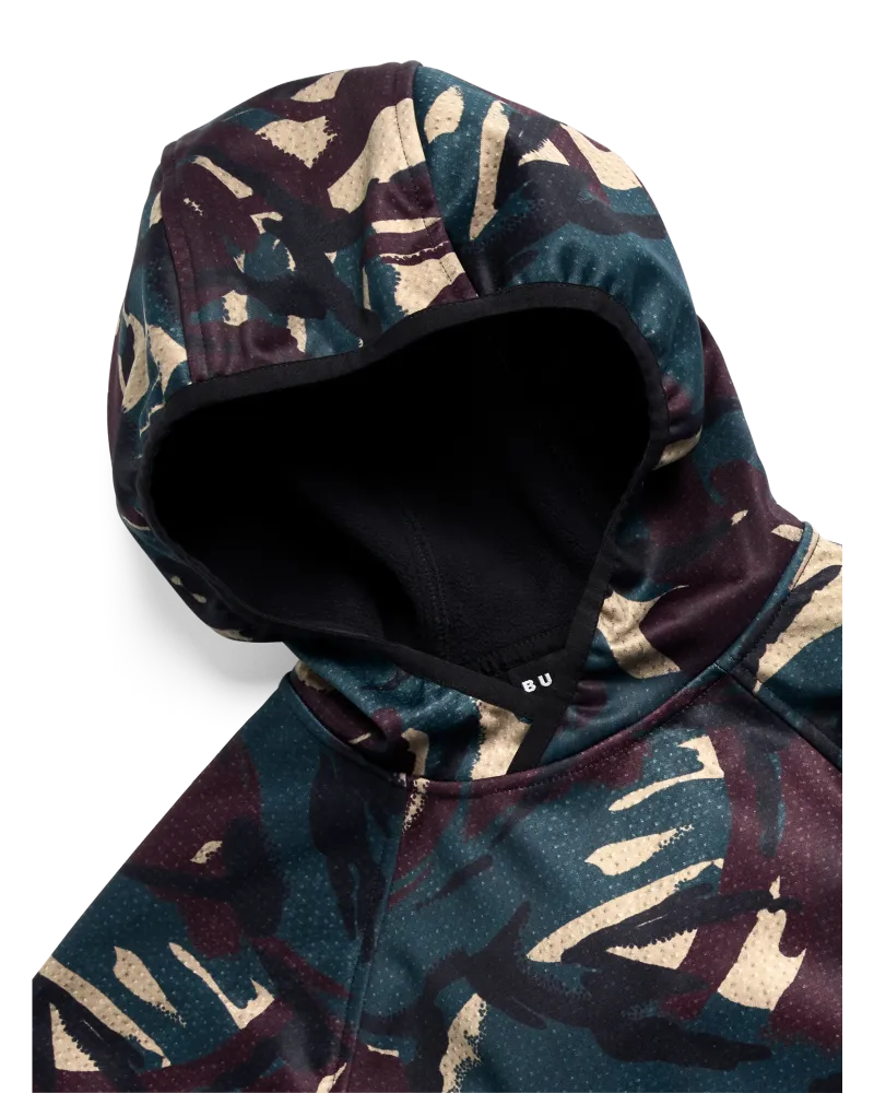 Hanorac BURTON - Kids' Crown Weatherproof Riding Pullover Hoodie  SEERSUCKER CAMO - M