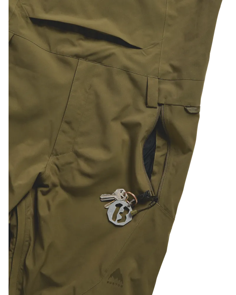 Salopeta Snowboard BURTON -Men's - Reserve 2L Stretch - Dried Moss