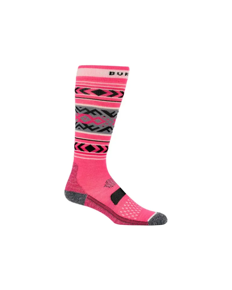 Sosete Snowboard BURTON - Women's - Performance Lightweight Socks (2 Pack) SHOCKWAVE PINK