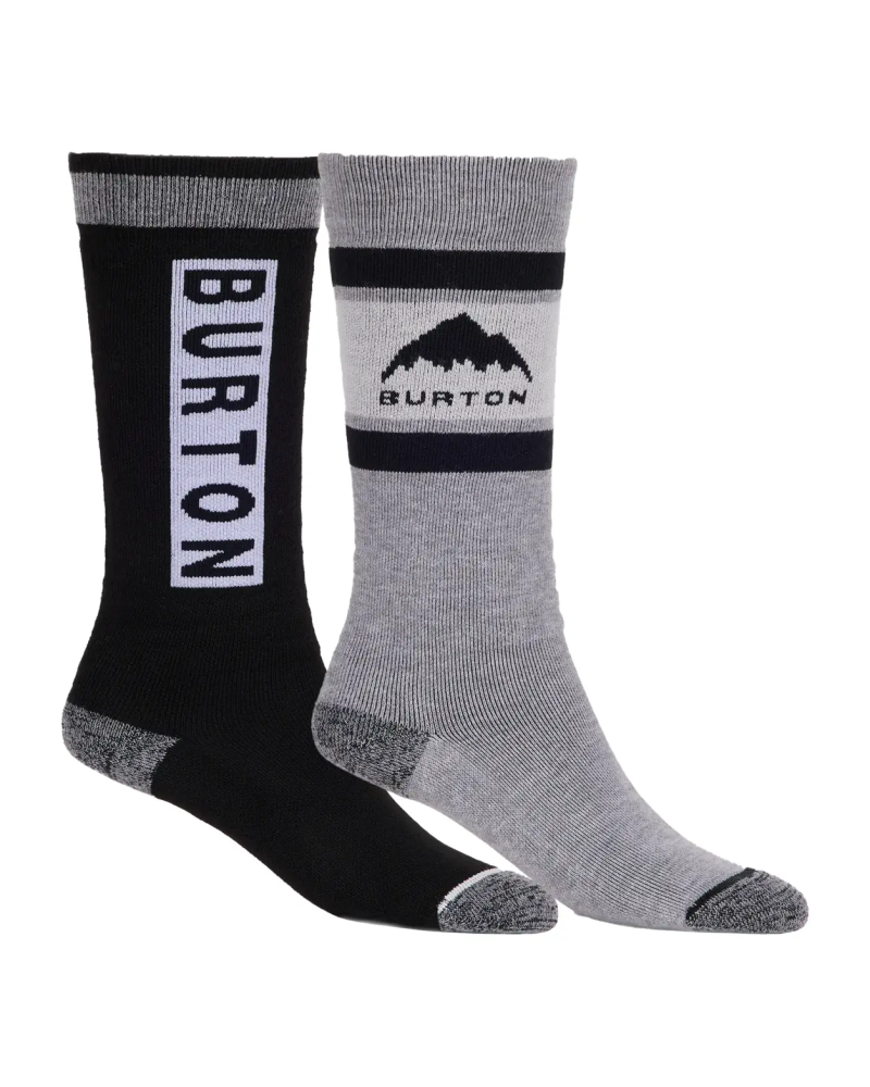 Sosete Snowboard BURTON - Kids' - Weekend Midweight Socks (2 Pack) TRUE BLACK