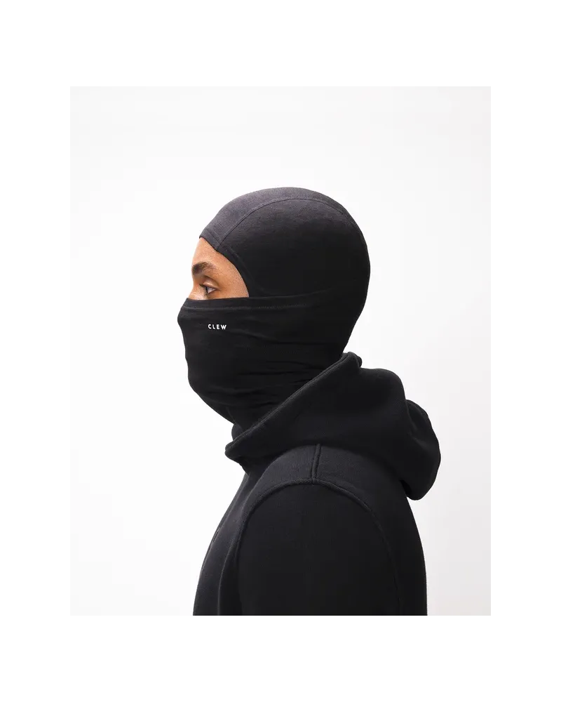 Balaclava Clew Merino Black