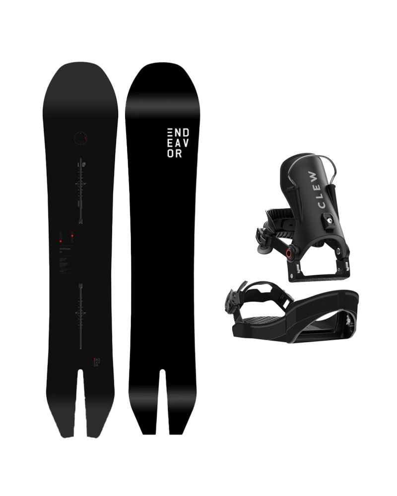 SET Placa Snowboard ENDEAVOR - ARCHETYPE Legacy 2026 164 + Legaturi Snowboard CLEW Independence 1.0 2027 - Black