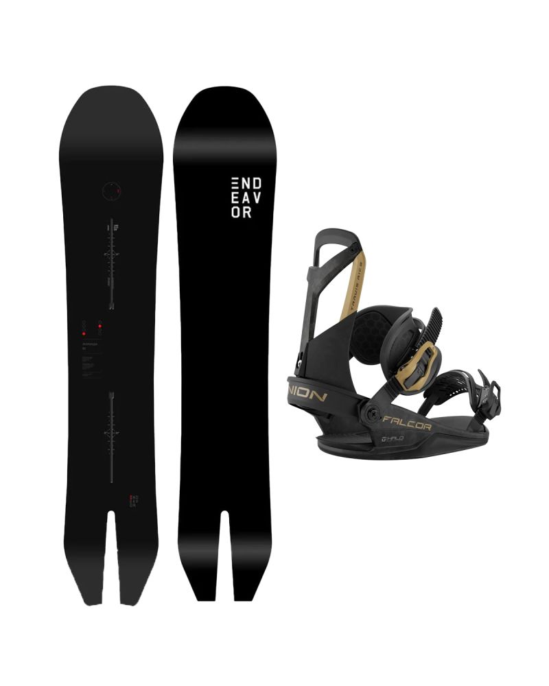 SET Placa Snowboard ENDEAVOR - ARCHETYPE Legacy 2026 164 + Legaturi Snowboard UNION Unisex 2027 FALCOR Black