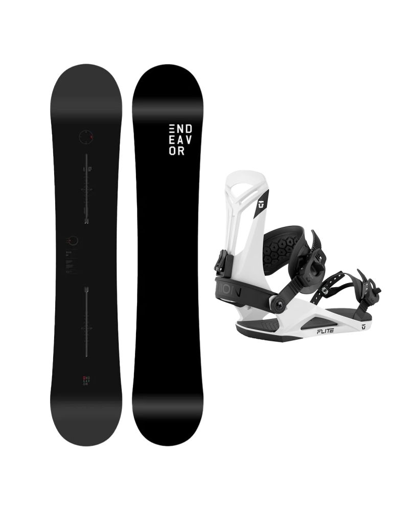 SET ENDEAVOR BOD LEGACY 2026 x Legaturi Snowboard UNION Men's 2026 FLITE White