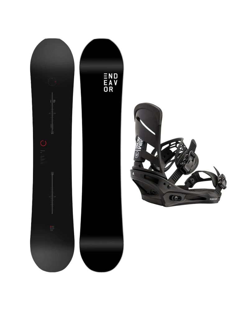 SET Placa Snowboard ENDEAVOR - PIONEER Legacy 2026 + Legaturi Snowboard BURTON - Men's - MISSION Black W27