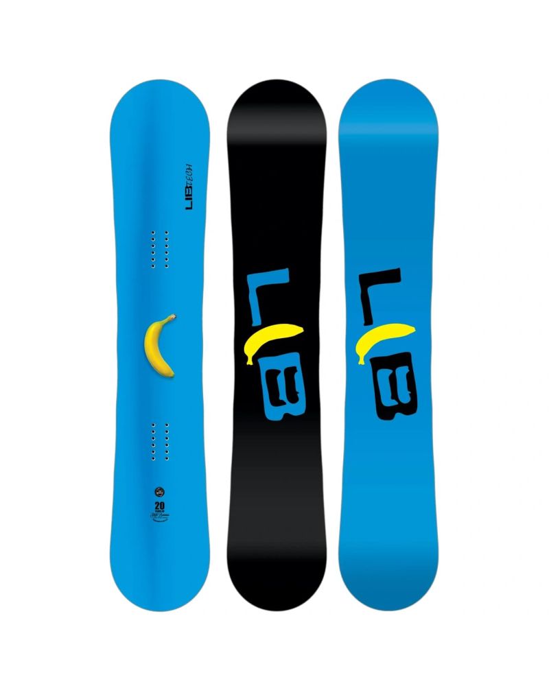 SET Placa Snowboard LIB TECH - SKATE BANANA 2027 + Legaturi Snowboard BURTON - Men's - FREESTYLE Black W27