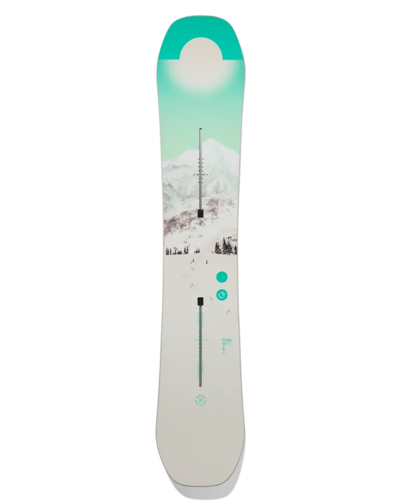 SET Placa Snowboard BURTON - Women's - FEELGOOD Flying V FIRST TRACKS 2027 - 146 + Legaturi Snowboard CLEW Independence 1.0 2027 - Black