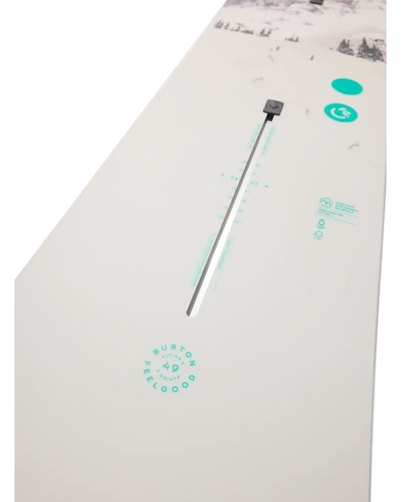 SET Placa Snowboard BURTON - Women's - FEELGOOD Flying V FIRST TRACKS 2027 - 146 + Legaturi Snowboard BURTON - Women's - SCRIBE Black W27