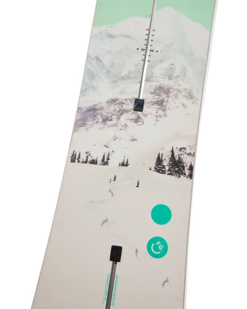 SET Placa Snowboard BURTON - Women's - FEELGOOD Flying V FIRST TRACKS 2027 - 146 + Legaturi Snowboard BURTON - Women's - CITIZEN Airstream Blue W27