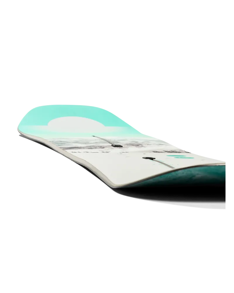 SET Placa Snowboard BURTON - Women's - FEELGOOD Flying V FIRST TRACKS 2027 - 146 + Legaturi Snowboard CLEW Independence 1.0 2027 - White