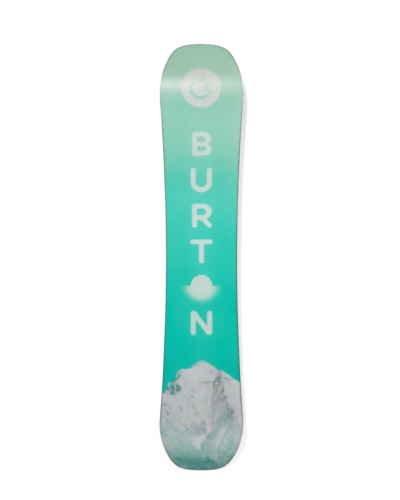 SET Placa Snowboard BURTON - Women's - FEELGOOD Flying V FIRST TRACKS 2027 - 146 + Legaturi Snowboard CLEW Independence 1.0 2027 - White