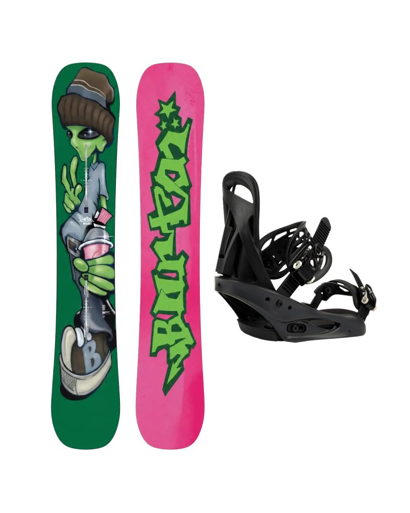 SET Placa Snowboard BURTON - GOOD COMPANY Camber 2027 + Legaturi Snowboard BURTON - Women's - CITIZEN Black W27