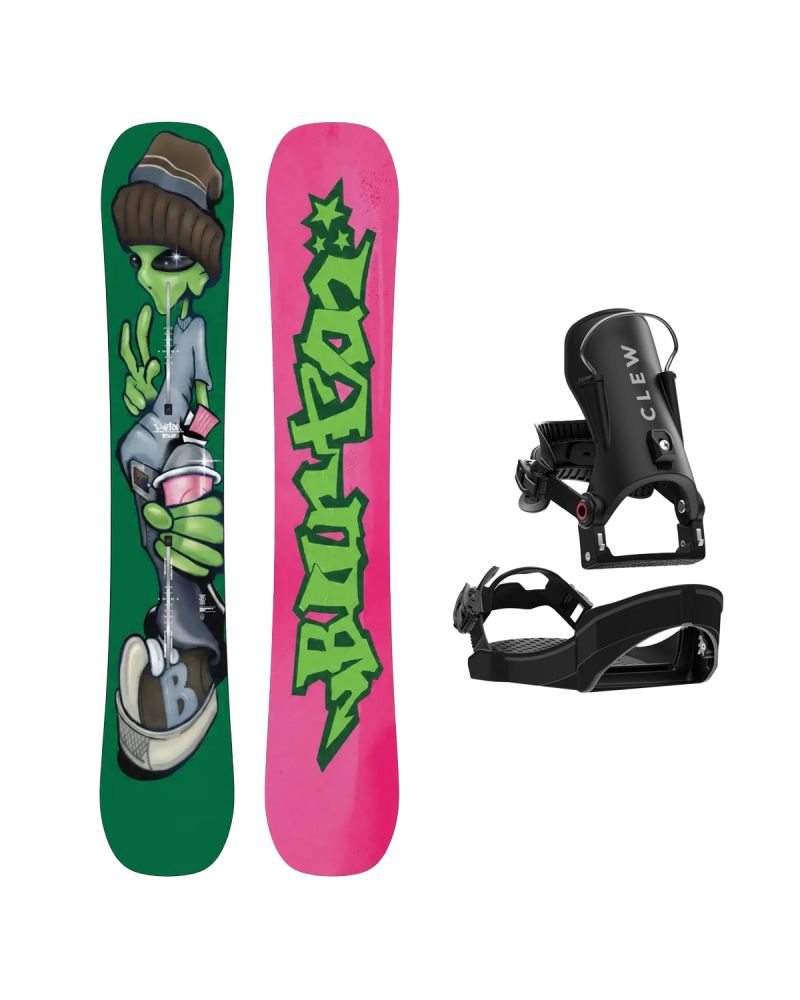 SET Placa Snowboard BURTON - GOOD COMPANY Camber 2027 + Legaturi Snowboard CLEW Independence 1.0 2027 - Black