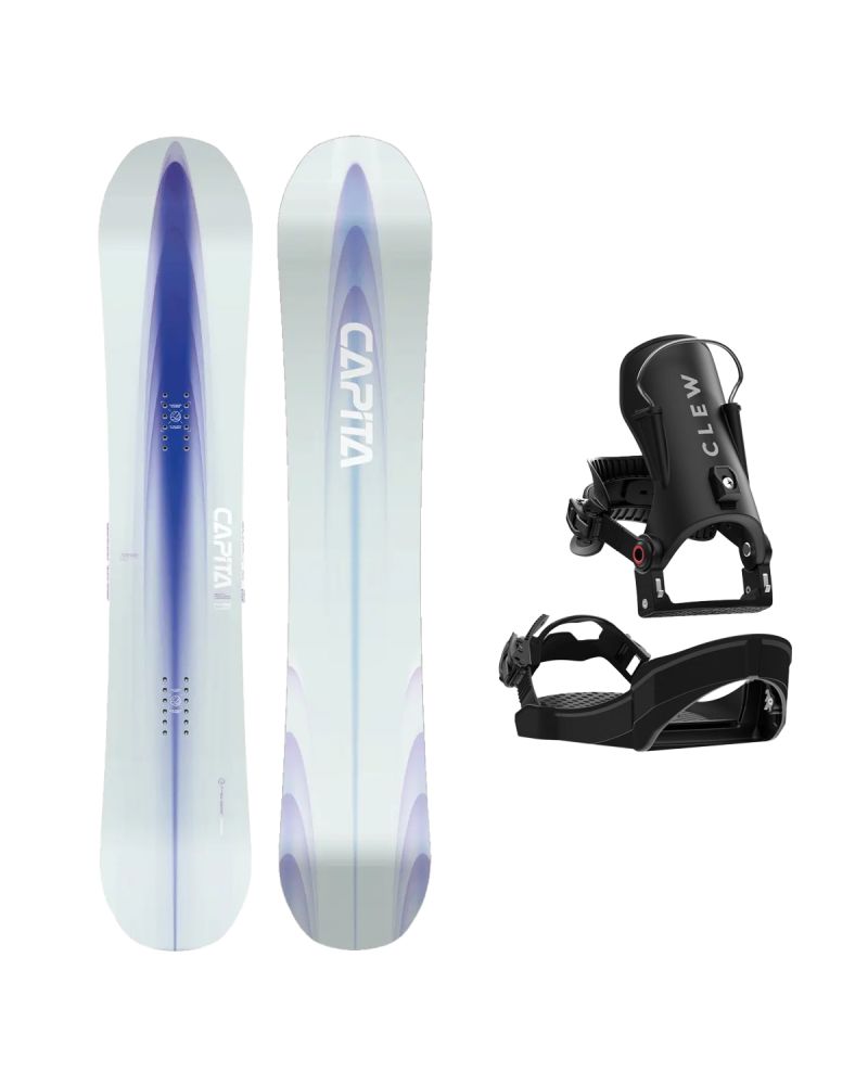 SET Placa Snowboard CAPiTA - ARTEMIS 2027 - 147 + Legaturi Snowboard CLEW Independence 1.0 2027 - Black