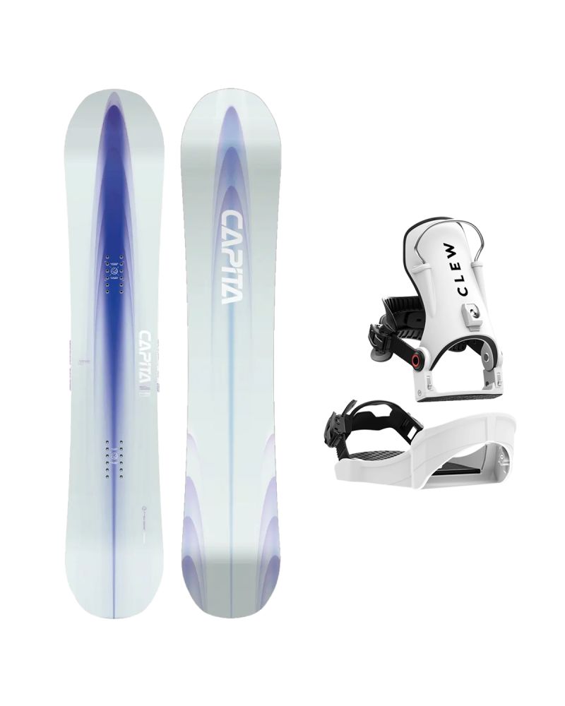 SET Placa Snowboard CAPiTA - ARTEMIS 2027 - 147 + Legaturi Snowboard CLEW Independence 1.0 2027 - White