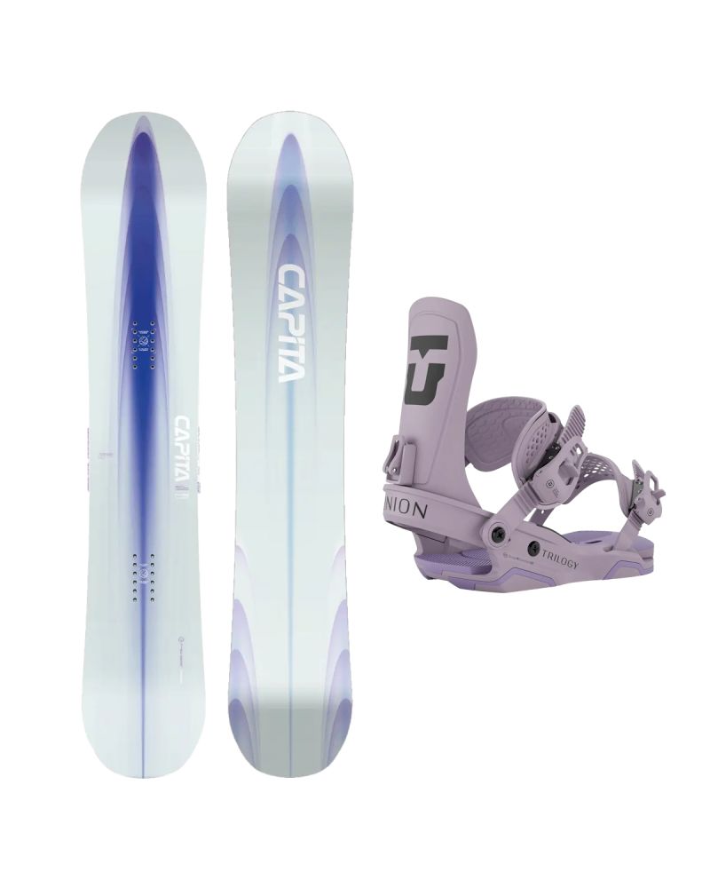 SET Placa Snowboard CAPiTA - ARTEMIS 2027 - 147 + Legaturi Snowboard UNION Women's 2027 TRILOGY Violet