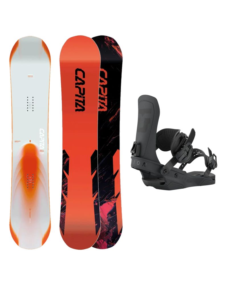 SET Placa Snowboard CAPiTA - MERCURY 2027 + Legaturi Snowboard UNION Men's 2027 FORCE TEAM Black