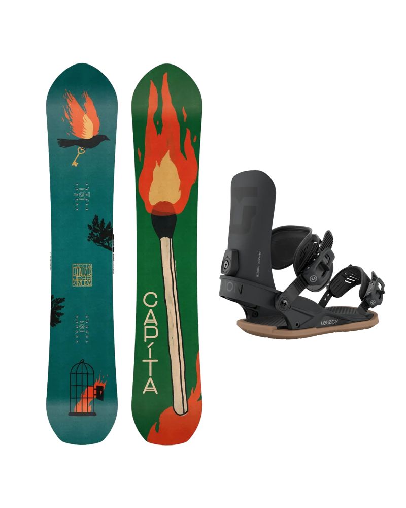 SET Placa Snowboard CAPiTA - THE EQUALIZER 2027 + Legaturi Snowboard UNION Women's 2027 LEGACY Black