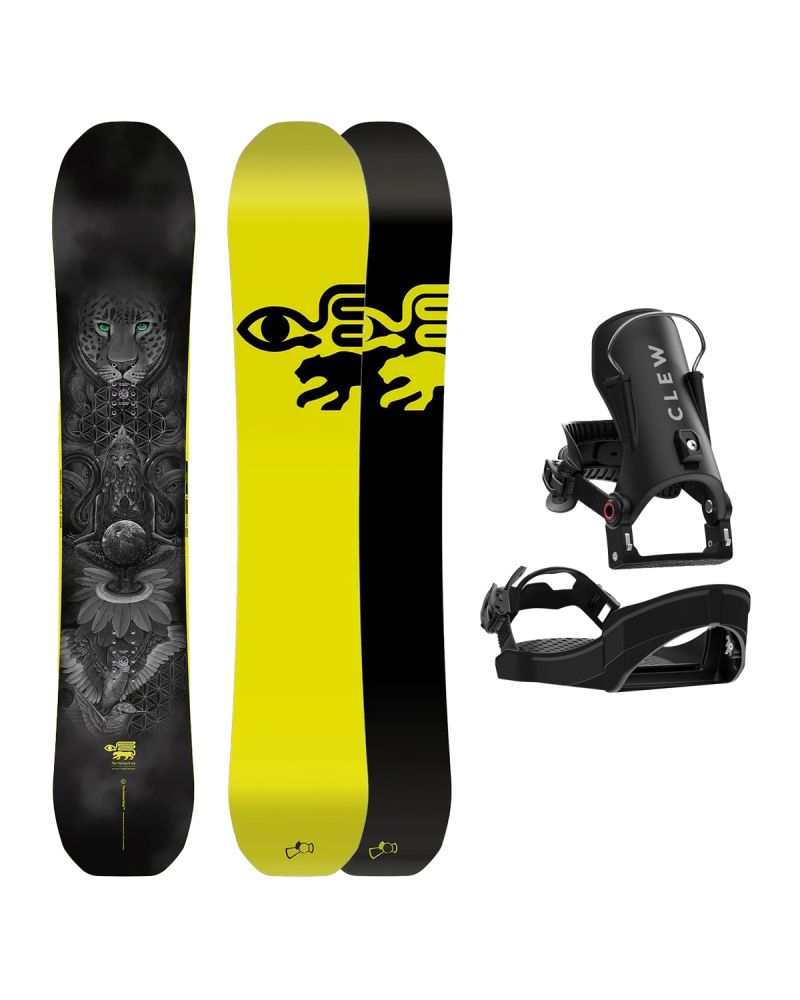 SET Placa Snowboard CAPiTA - THE MATRIARCH 2027 + Legaturi Snowboard CLEW Independence 1.0 2027 - Black