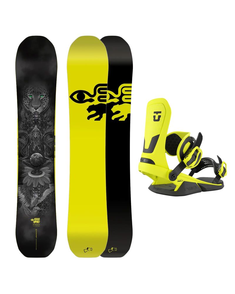 SET Placa Snowboard CAPiTA - THE MATRIARCH 2027 + Legaturi Snowboard UNION Unisex 2027 NEO Neon Yellow
