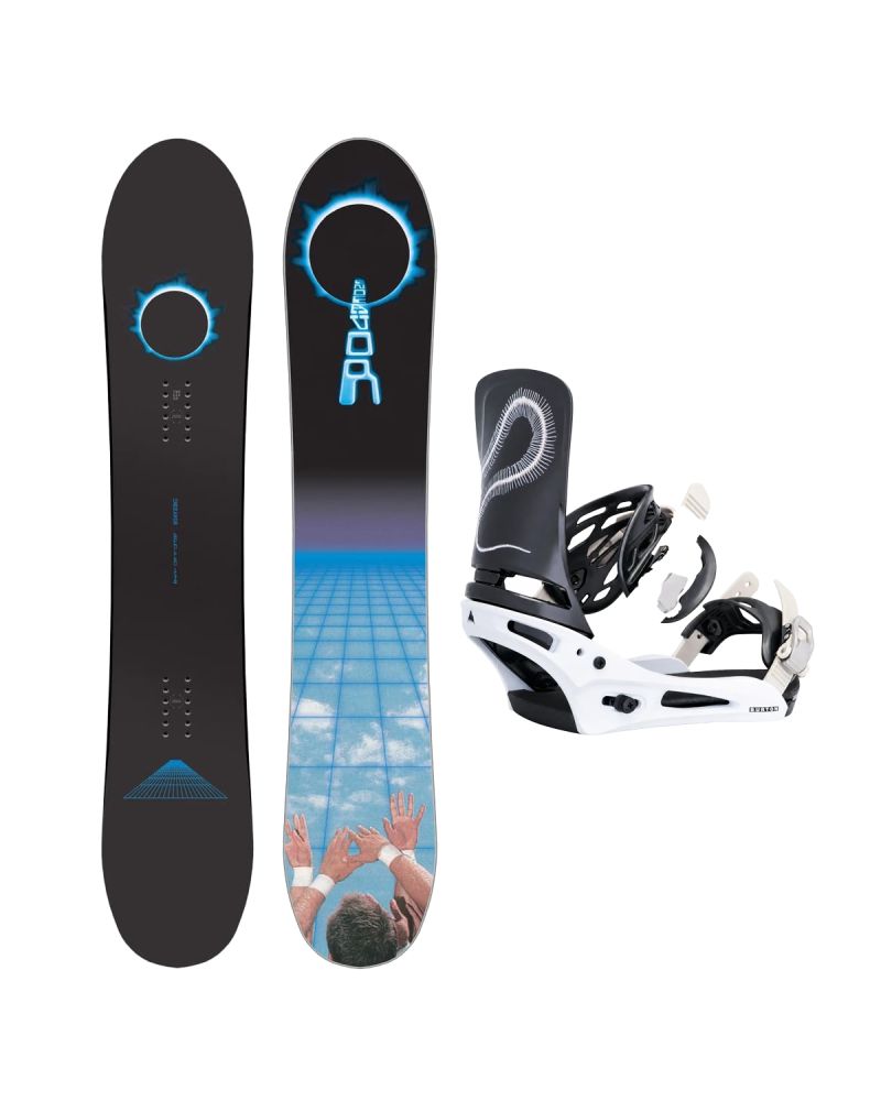 SET Placa Snowboard ENDEAVOR - Apollo 2026 160 Wide + Legaturi Snowboard BURTON - Men's - CARTEL Skeleton Snake W27