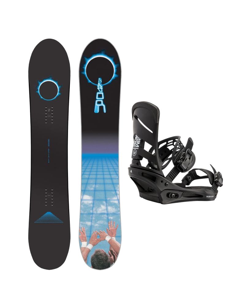 SET Placa Snowboard ENDEAVOR - Apollo 2026 160 Wide + Legaturi Snowboard BURTON - Men's - MISSION Black W27