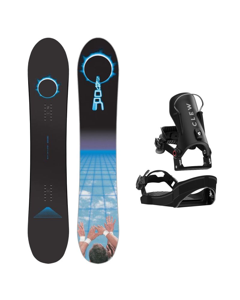 SET Placa Snowboard ENDEAVOR - Apollo 2026 160 Wide + Legaturi Snowboard CLEW Independence 1.0 2027 - Black