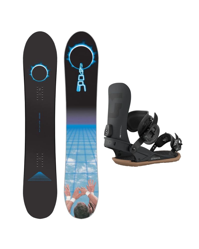 SET Placa Snowboard ENDEAVOR - Apollo 2026 160 Wide + Legaturi Snowboard UNION Men's 2027 STRATA Black