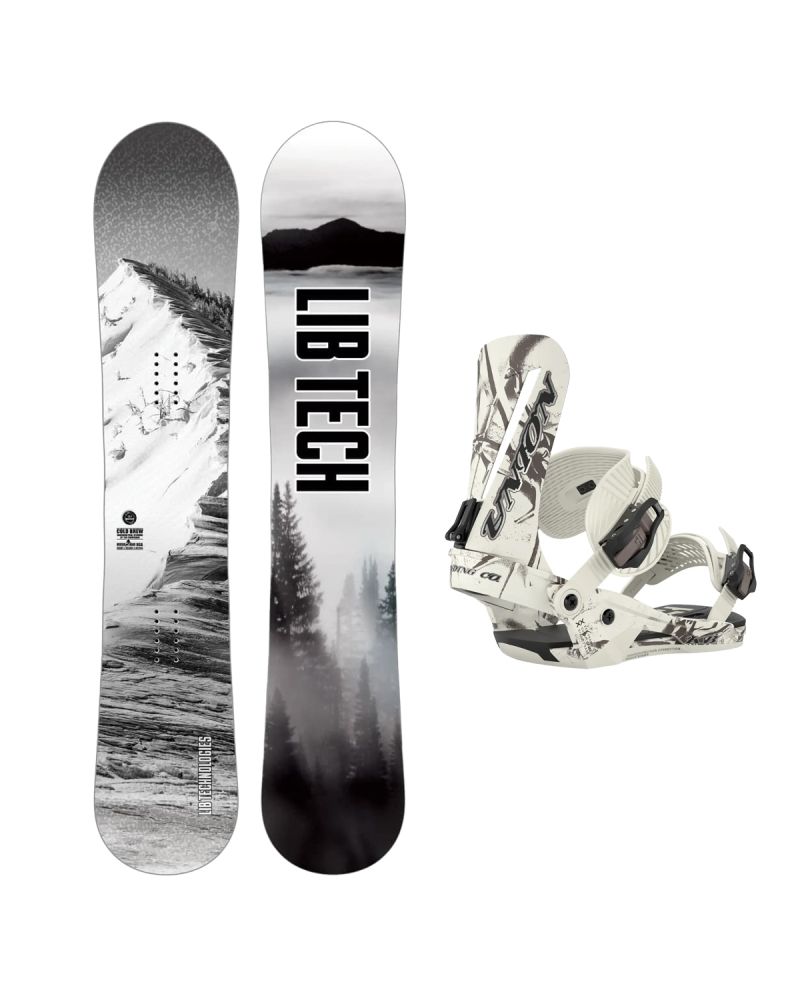 SET Placa Snowboard LIB TECH - COLD BREW 2027 + Legaturi Snowboard UNION Men's 2027 ATLAS Kevin Backstrom