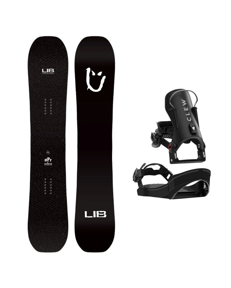 SET Placa Snowboard LIB TECH - DPR 2027 - 158 + Legaturi Snowboard CLEW Independence 1.0 2027 - Black