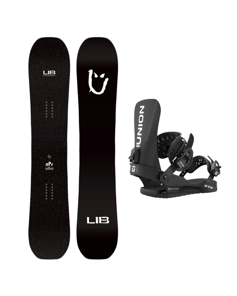 SET Placa Snowboard LIB TECH - DPR 2027 - 158 + Legaturi Snowboard UNION Men's 2027 STR Black
