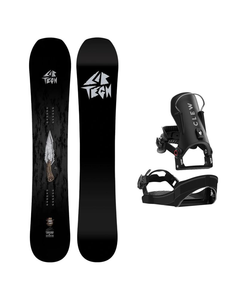 SET Placa Snowboard LIB TECH - EJACK KNIFE 2027 - 157 + Legaturi Snowboard CLEW Independence 1.0 2027 - Black