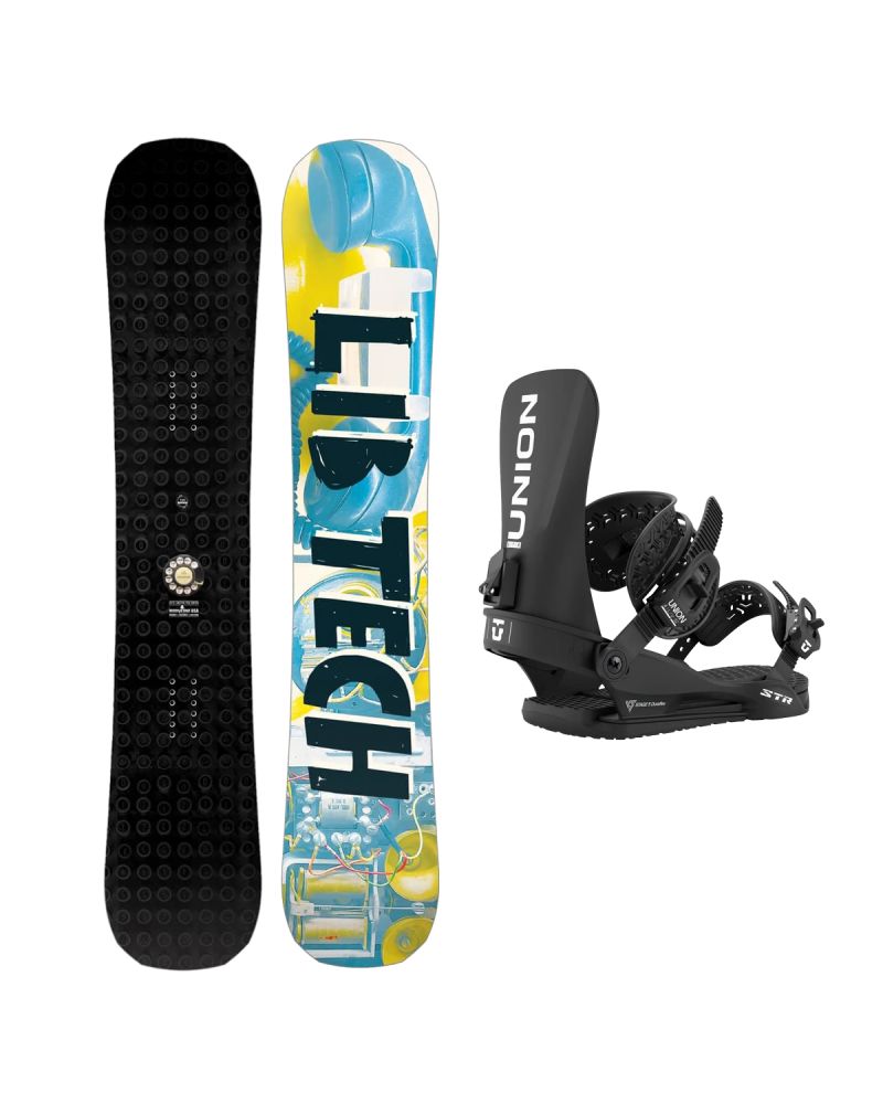 SET Placa Snowboard LIB TECH - LEGITIMIZER 2027 - 154 + Legaturi Snowboard UNION Men's 2027 STR Black
