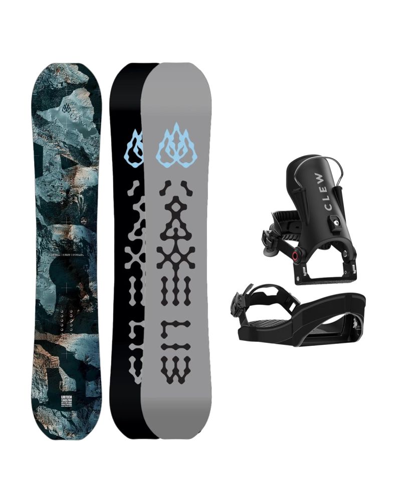 SET Placa Snowboard LIB TECH - T.RICE PRO 2027 + Legaturi Snowboard CLEW Independence 1.0 2027 - Black