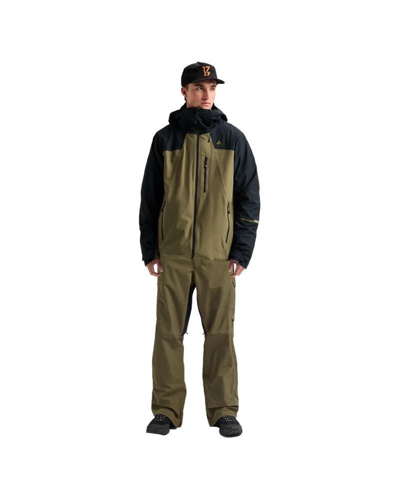 SET Geaca Snowboard BURTON - Men's - Reserve 2L - True Black/Dried Moss + Pantaloni Snowboard BURTON - Men's Reserve 2L - True Black/Dried Moss