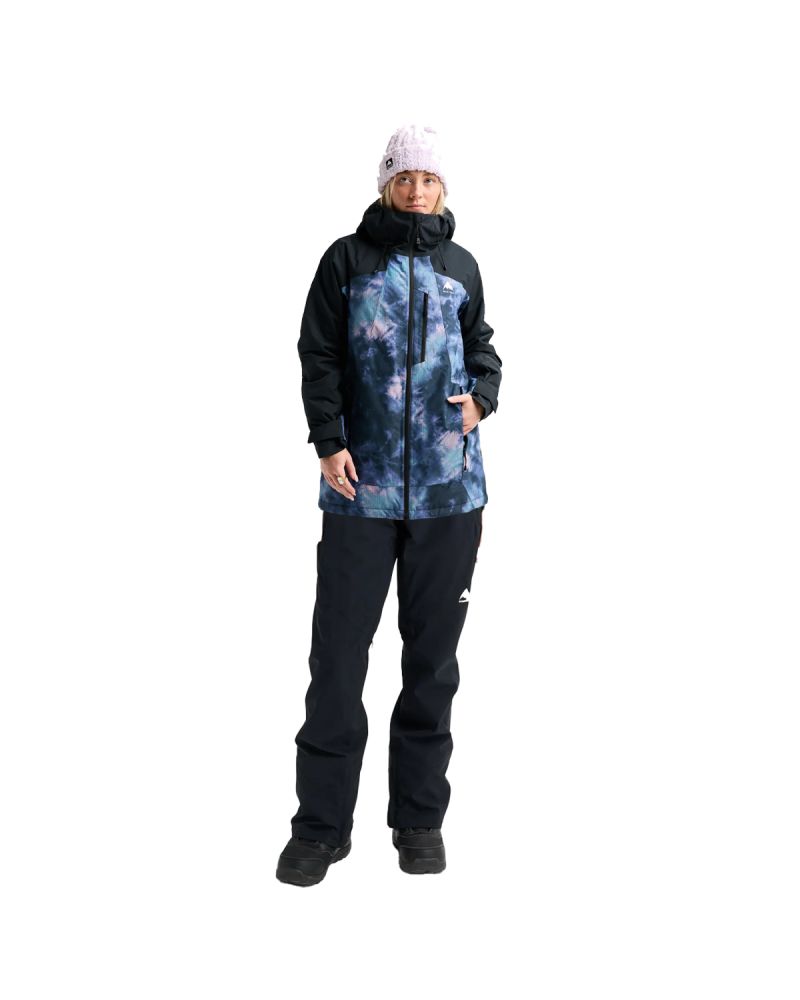 SET Geaca Snowboard BURTON -Women's - Reserve 2L Insulated - True Black/Crystal Dye + Salopeta Snowboard BURTON -Women's - Reserve 2L Stretch Slim Insulated - True Black