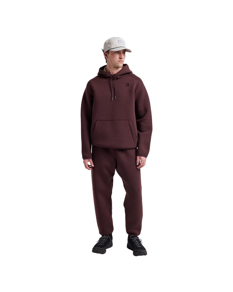 SET Hanorac BURTON - Men's - Space Cloud Pullover Hoodie - Bear Hug Brown Heather + Pantaloni BURTON - Men's - Space Cloud - Bear Hug Brown Heather