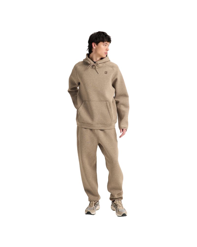 SET Hanorac BURTON - Men's - Space Cloud Pullover Hoodie - Summit Taupe Heather + Pantaloni BURTON - Men's - Space Cloud - Summit Taupe Heather