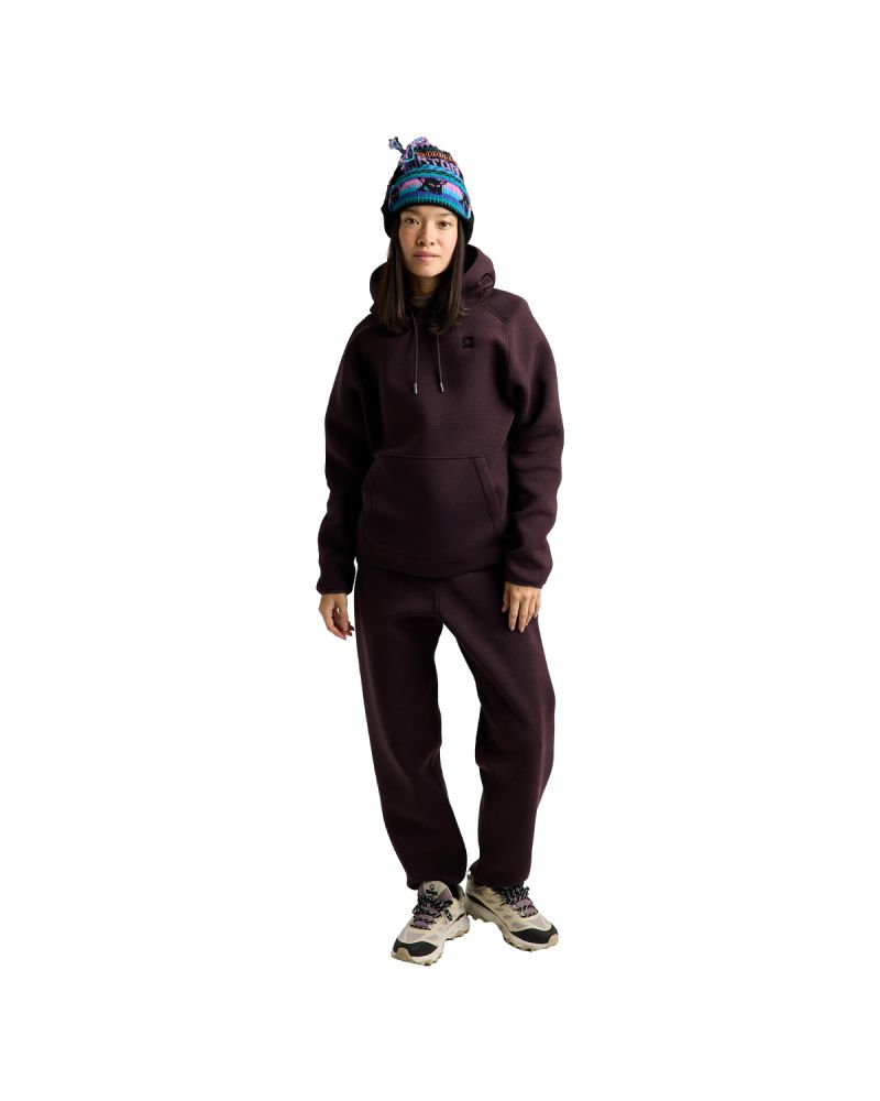 SET Hanorac BURTON - Women's - Space Cloud Pullover Hoodie - Bear Hug Brown Heather + Pantaloni BURTON - Women's - Space Cloud - Bear Hug Brown Heather