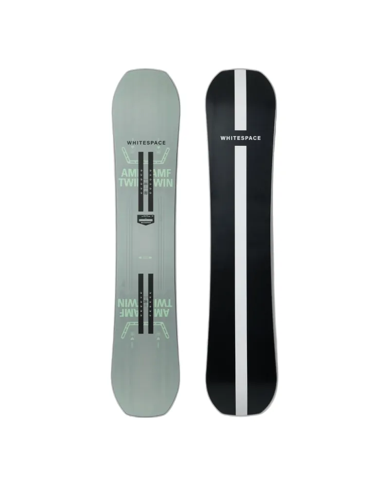 SET Placa Snowboard WHITESPACE - AMF Twin A 2027 144 + Legaturi Snowboard BURTON - Men's - MALAVITA Black Fade W27