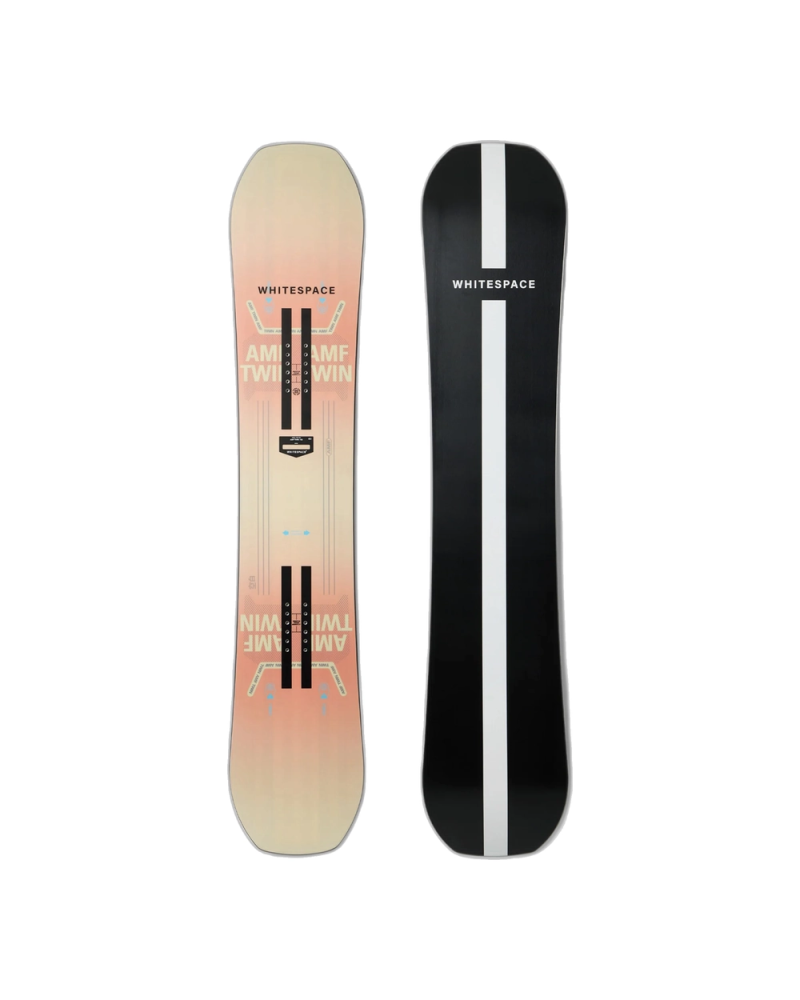 SET Placa Snowboard WHITESPACE - AMF Twin B 2027 + Legaturi Snowboard CLEW Independence 1.0 2027 - White